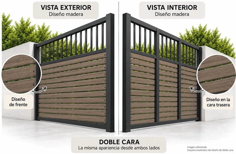 Diseño en ambas caras